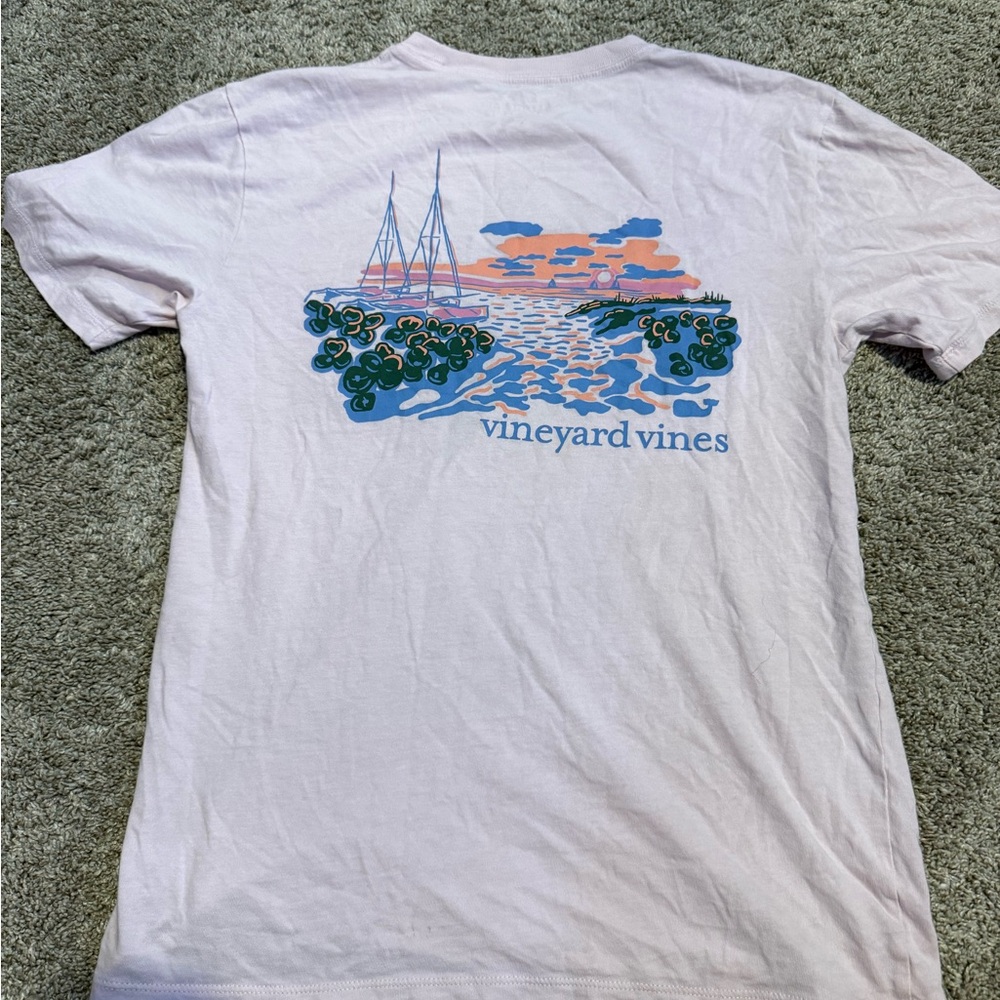 Vineyard Vines Light Pink Short Sleeve Tee